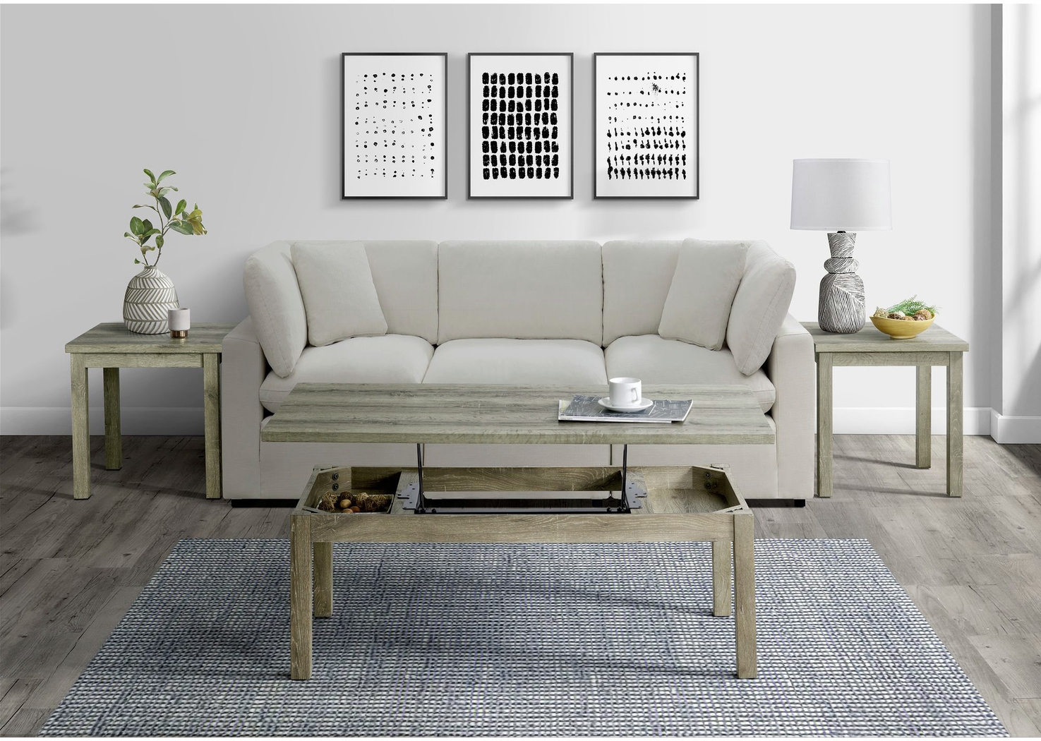 Enoka Oak 3 Pc Occasional Table Set - Thumbnail - Image 12