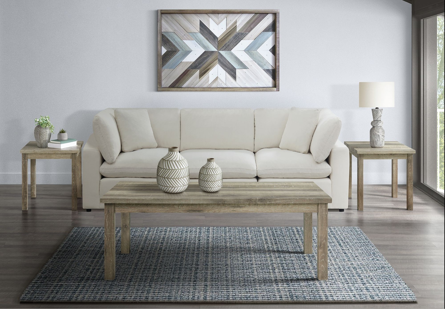 Enoka Oak 3 Pc Occasional Table Set - Thumbnail - Image 13