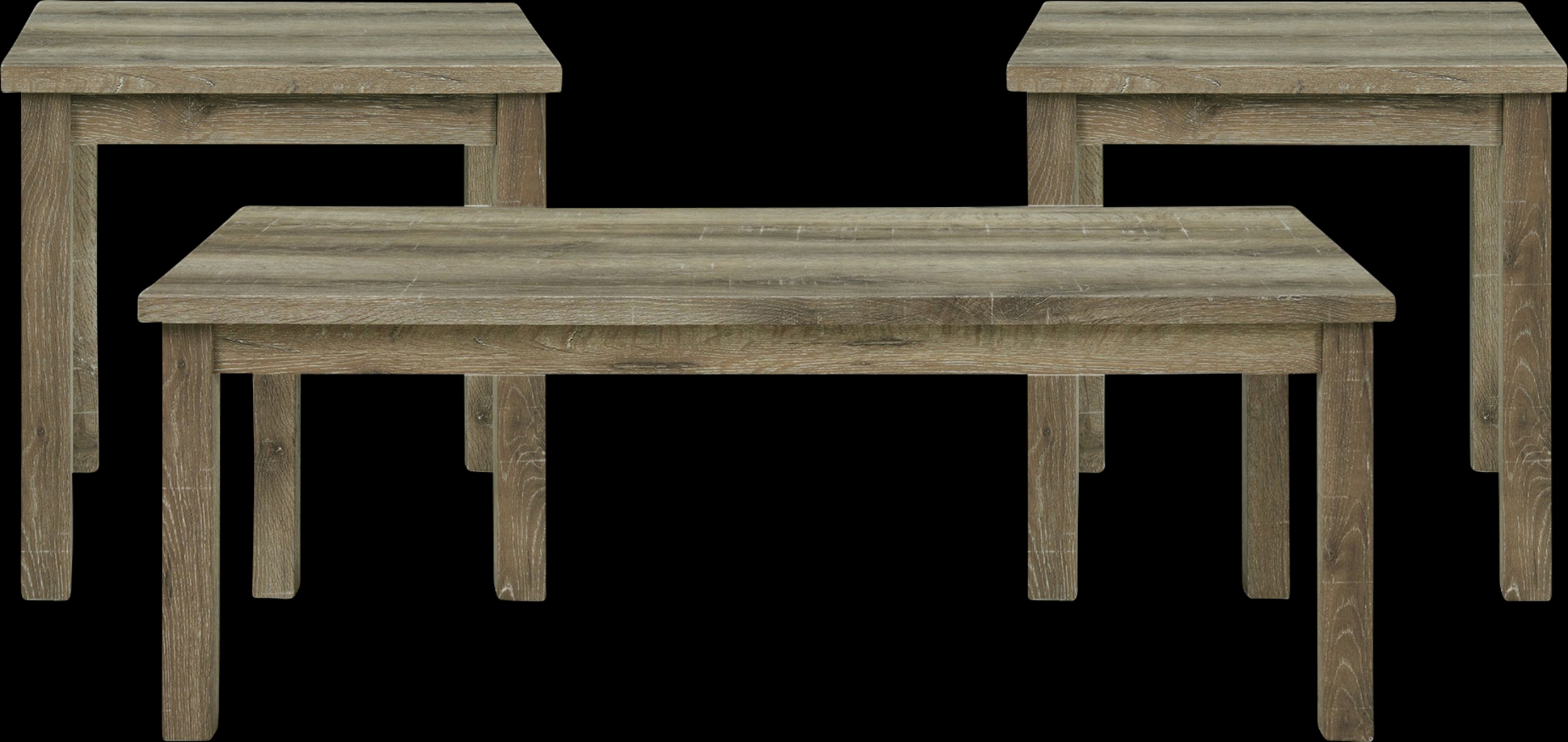 Enoka Oak 3 Pc Occasional Table Set - Thumbnail - Image 1