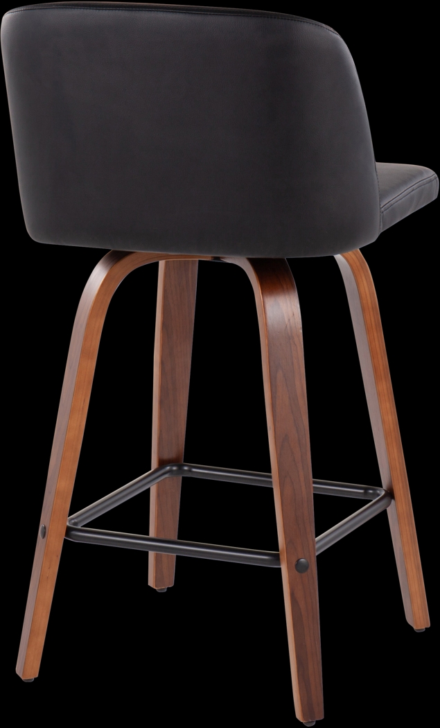 Enora Ann Black Counter Height Stool, Set of 2 - Thumbnail - Image 4