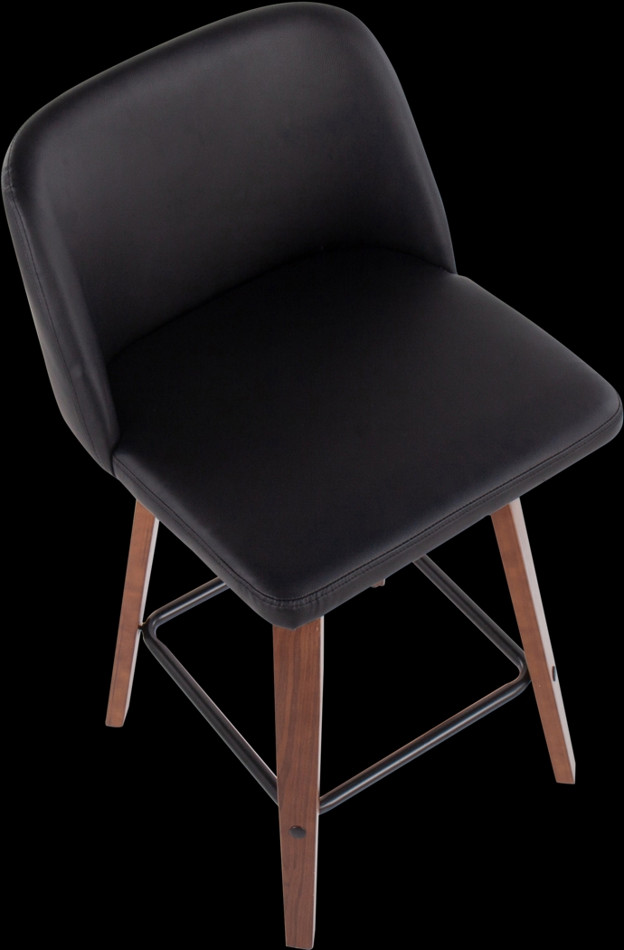 Enora Ann Black Counter Height Stool, Set of 2 - Thumbnail - Image 7