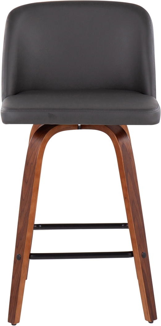 Enora Ann Gray Counter Height Stool, Set of 2 - Thumbnail - Image 6