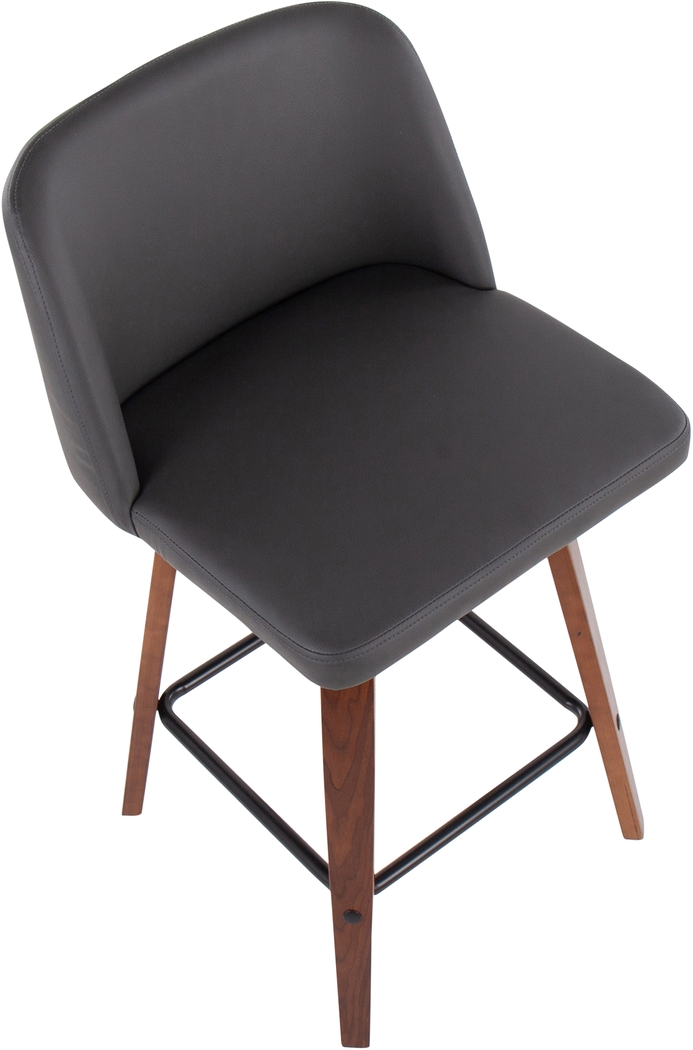 Enora Ann Gray Counter Height Stool, Set of 2 - Thumbnail - Image 7