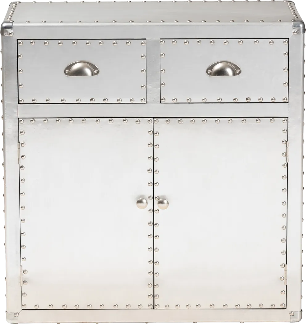 Enoree Light Silver Accent Cabinet - Thumbnail - Image 3