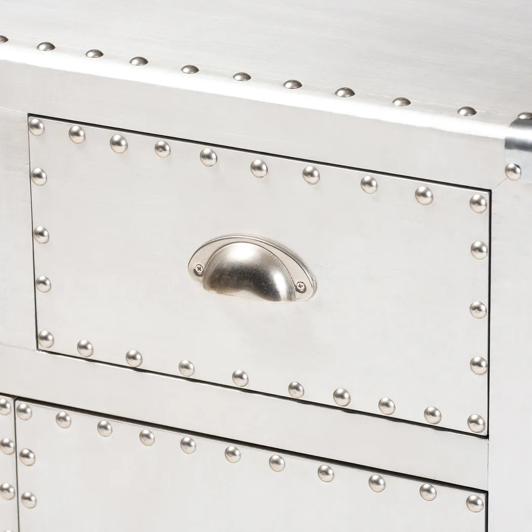 Enoree Light Silver Accent Cabinet - Thumbnail - Image 5