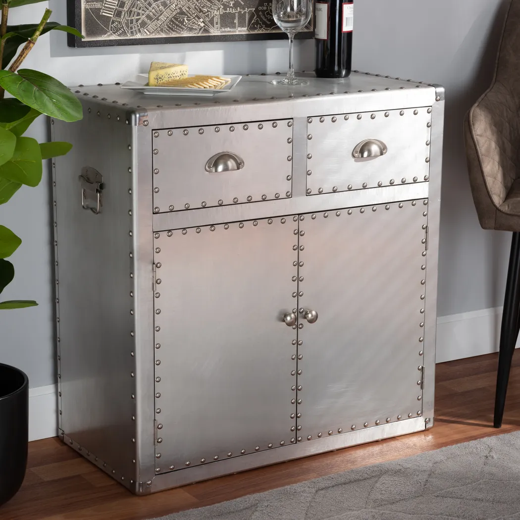 Enoree Light Silver Accent Cabinet - Thumbnail - Image 8