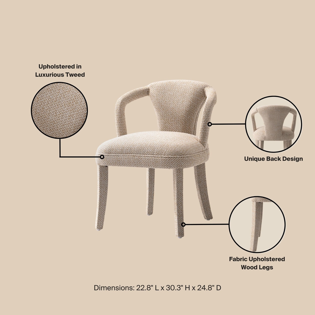 Enramada Gold Arm Chair - Thumbnail - Image 10