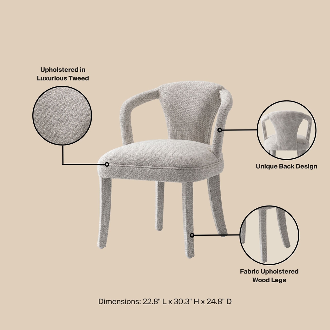Enramada Gray Arm Chair - Thumbnail - Image 10