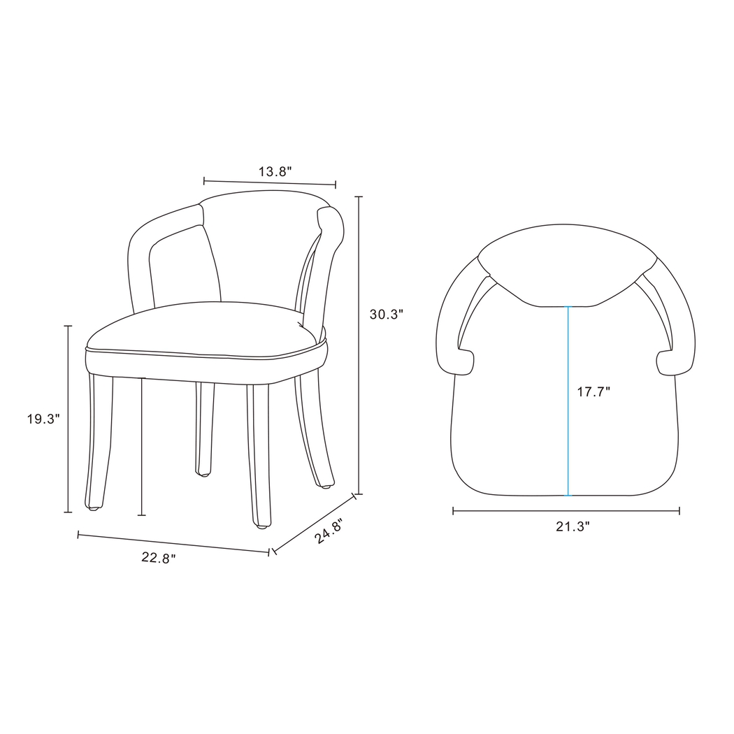 Enramada Ivory Arm Chair - Thumbnail - Image 11