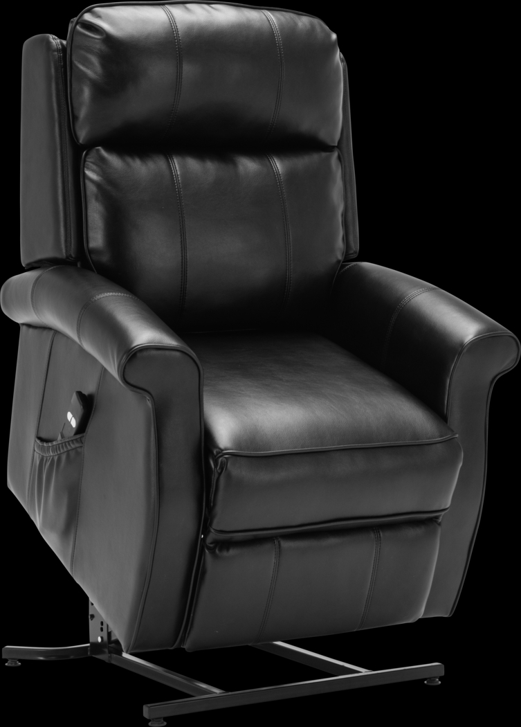 Enright Black Power Recliner - Thumbnail - Image 2