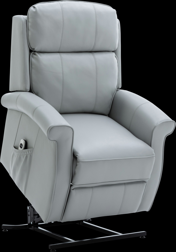 Enright Gray Power Recliner - Thumbnail - Image 5
