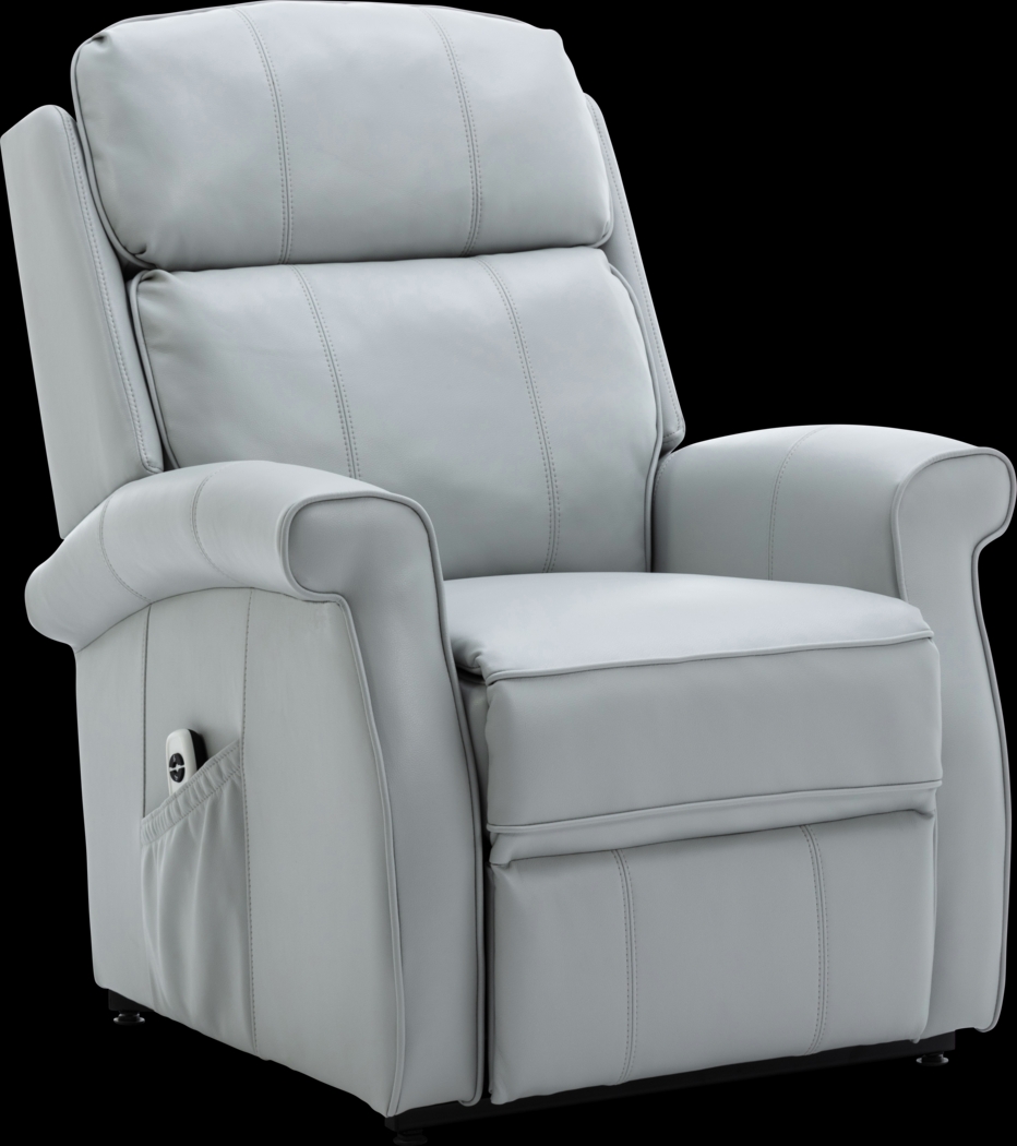 Enright Gray Power Recliner - Thumbnail - Image 1