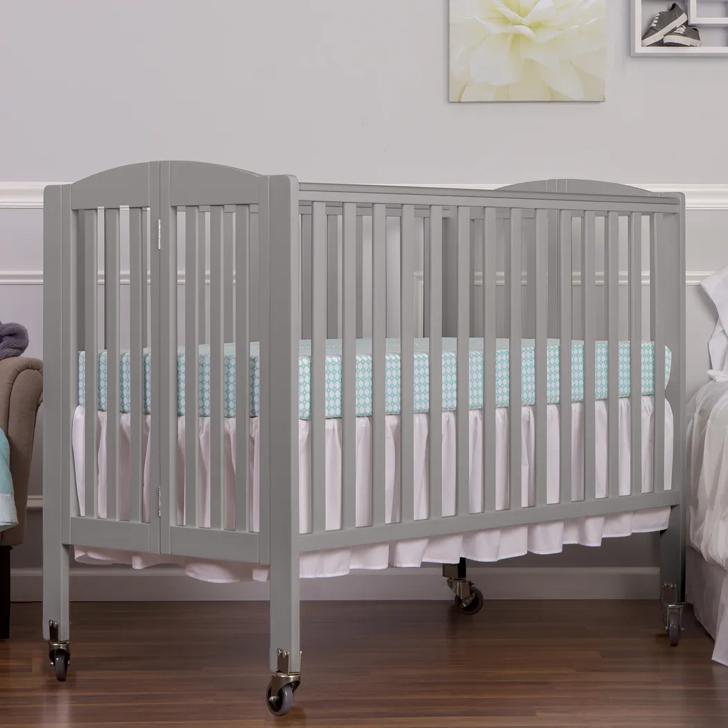 Ensly Gray Full Folding Crib - Thumbnail - Image 6