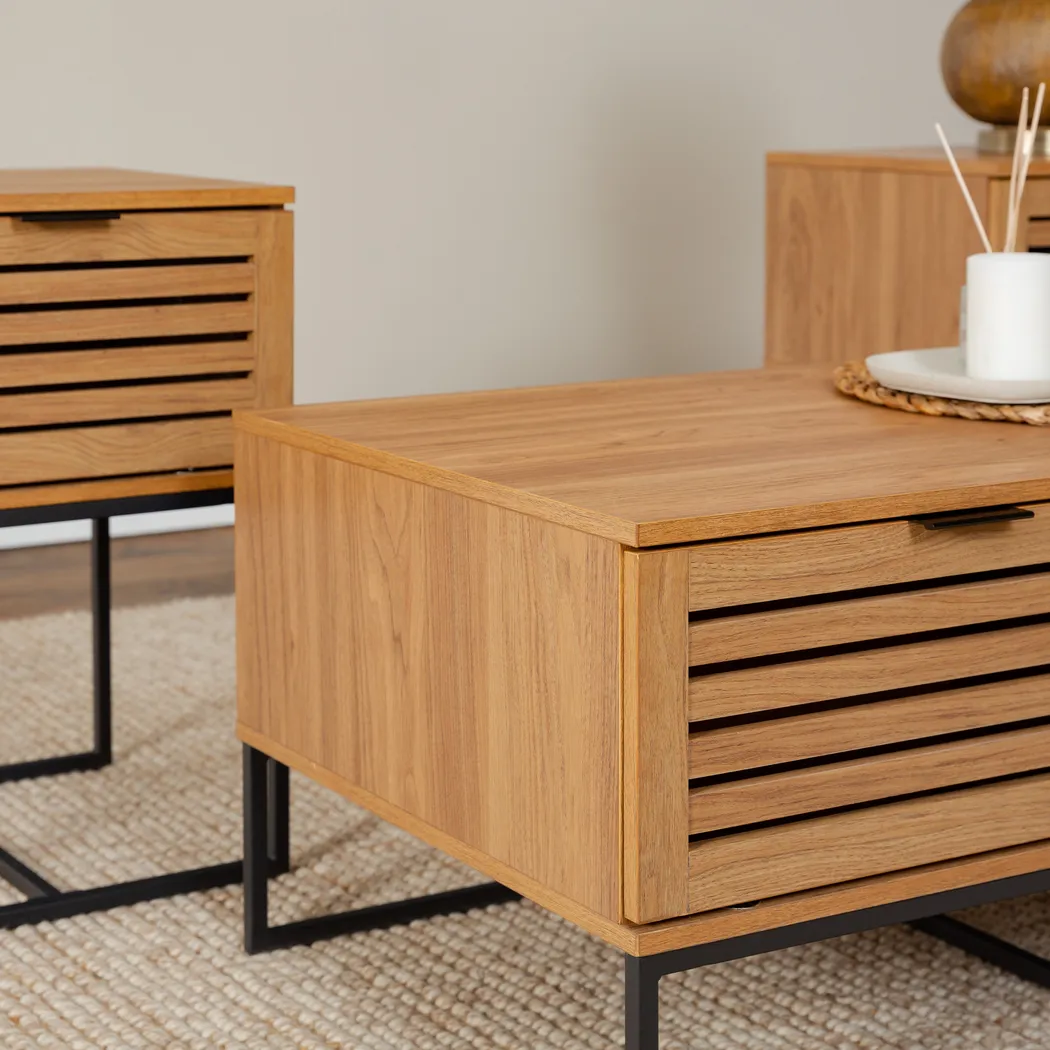 Ensone Brown 3-Piece Occasional Set - Thumbnail - Image 2