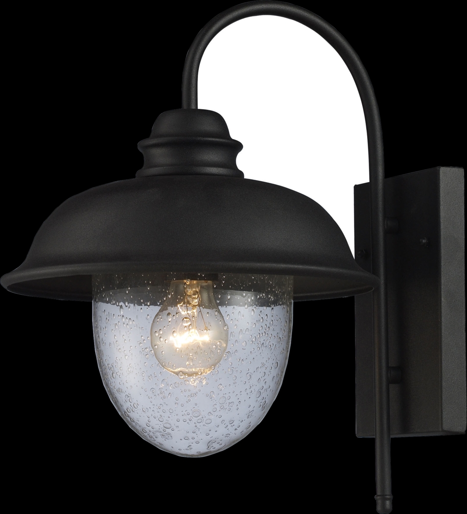 Enston Black Outdoor Wall Sconce - Thumbnail - Image 1