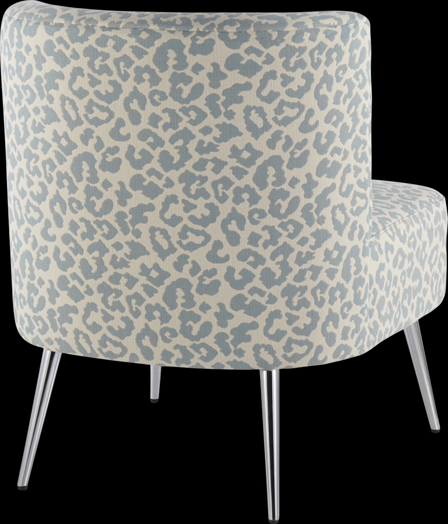Entelman Blue Accent Chair - Thumbnail - Image 4