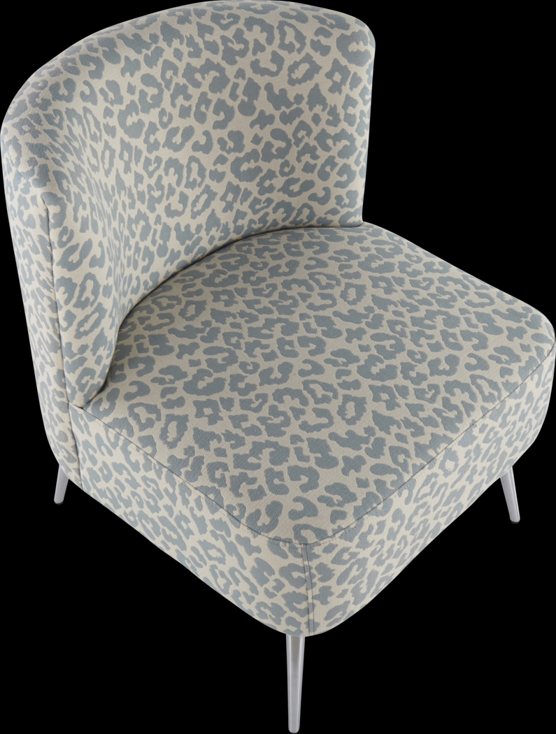 Entelman Blue Accent Chair - Thumbnail - Image 6