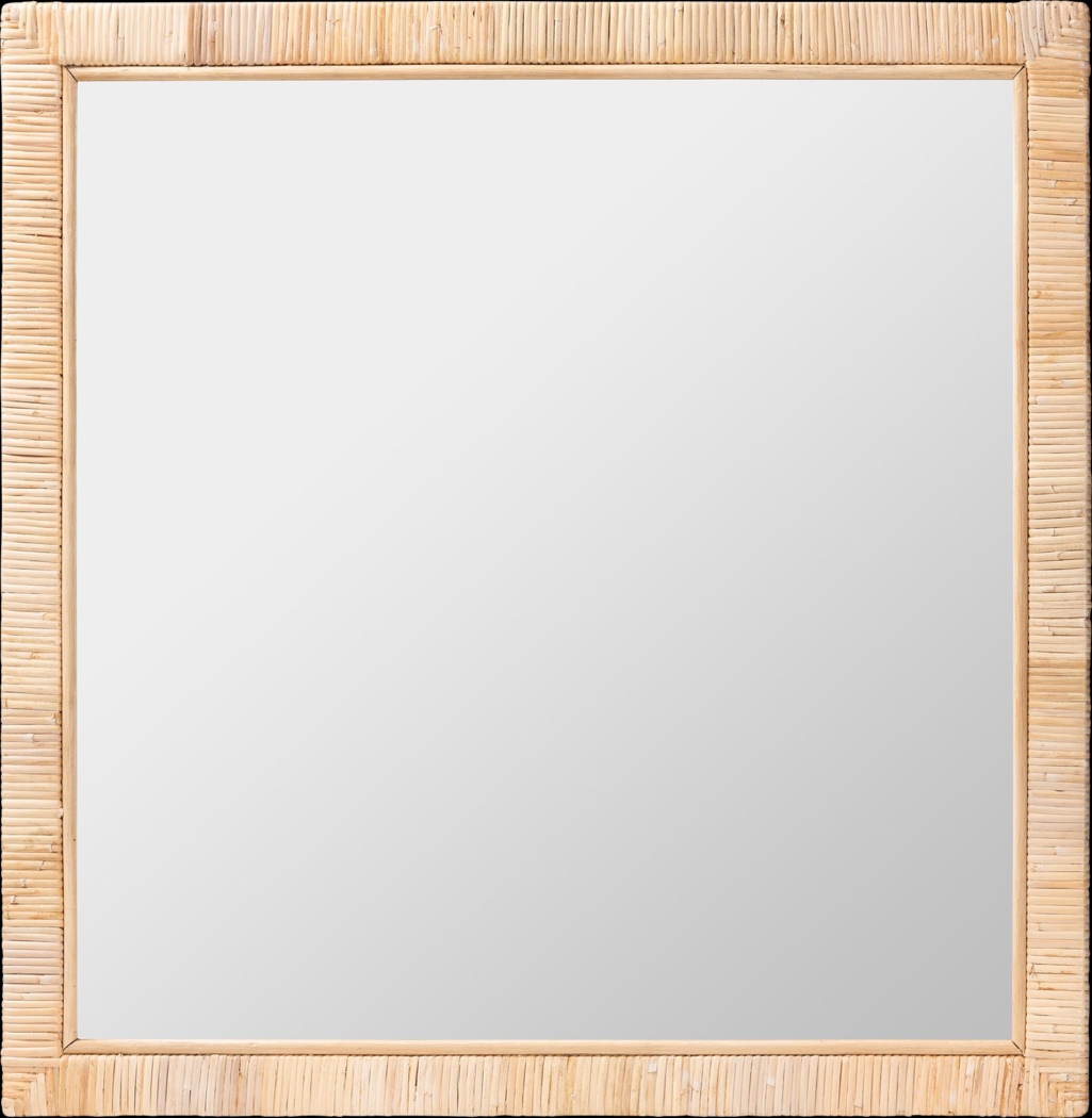 Enterline Brown Square Mirror - Thumbnail - Image 1