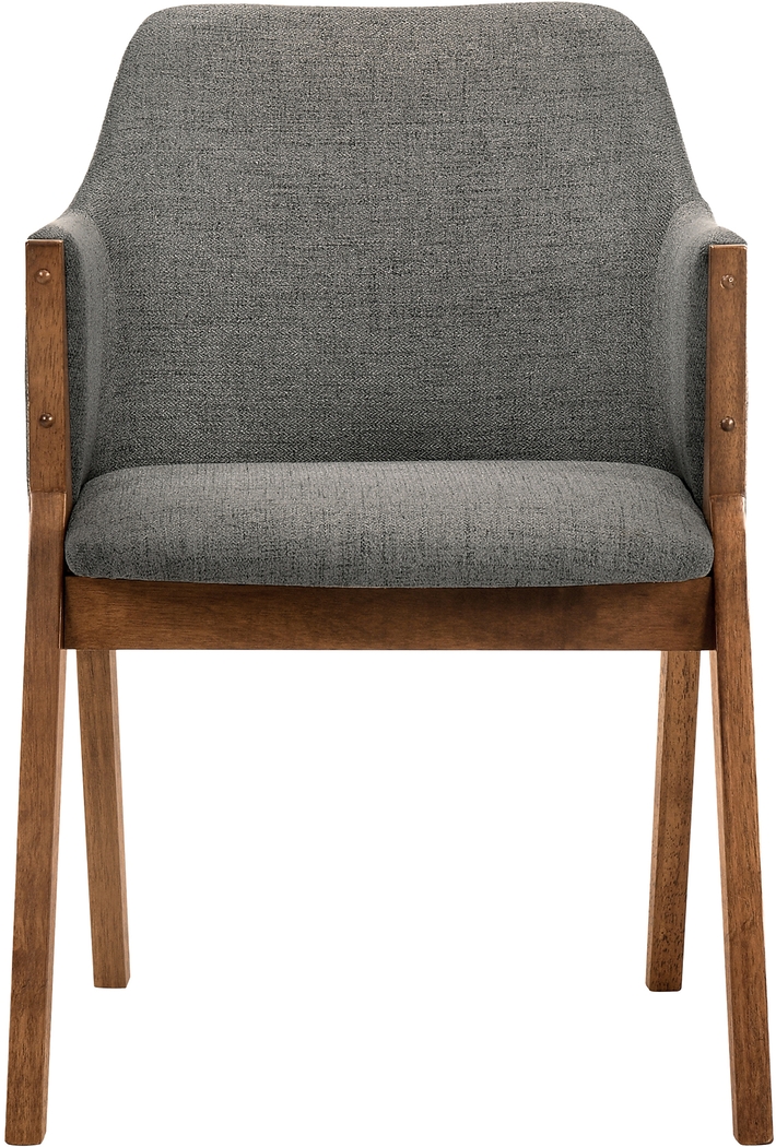 Enzaran Charcoal Dining Chairs, Set of 2 - Thumbnail - Image 3