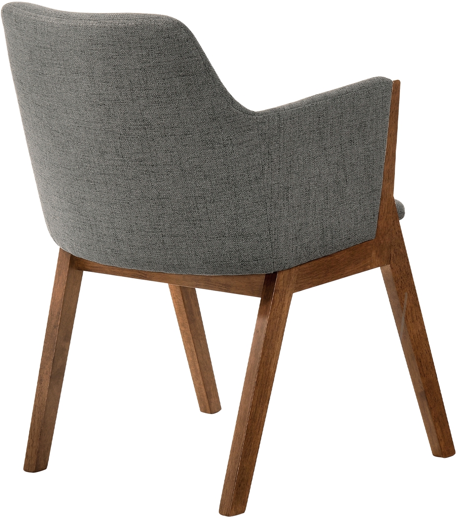 Enzaran Charcoal Dining Chairs, Set of 2 - Thumbnail - Image 4