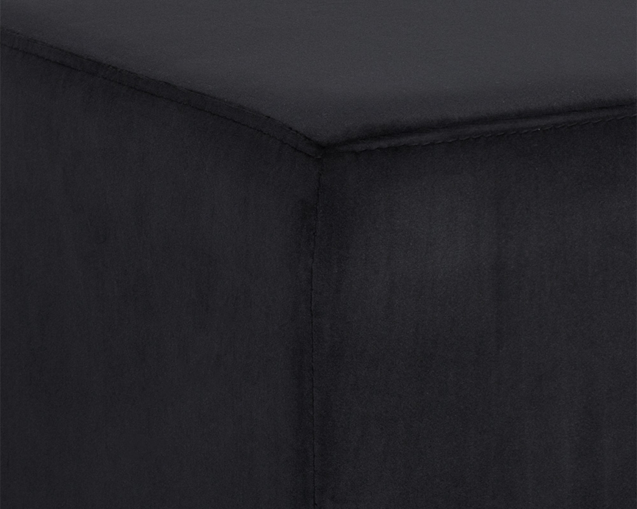Enze Black Ottoman - Thumbnail - Image 4