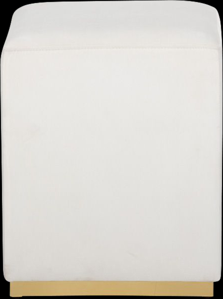 Enze Cream Ottoman - Thumbnail - Image 2