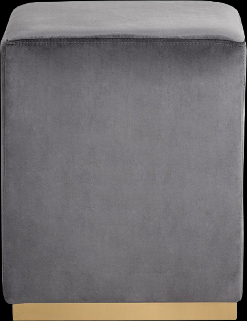 Enze Gray Ottoman - Thumbnail - Image 2