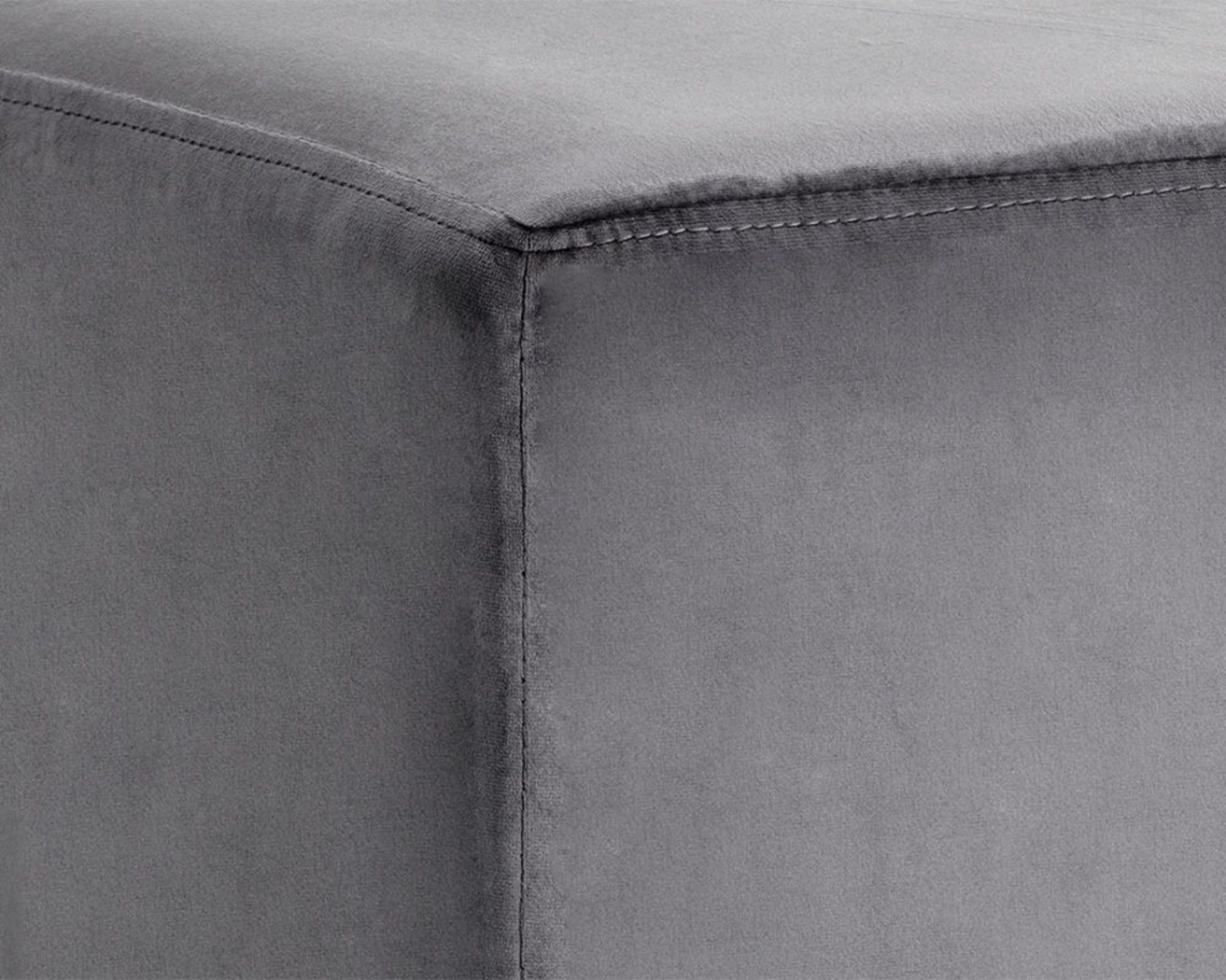 Enze Gray Ottoman - Thumbnail - Image 4