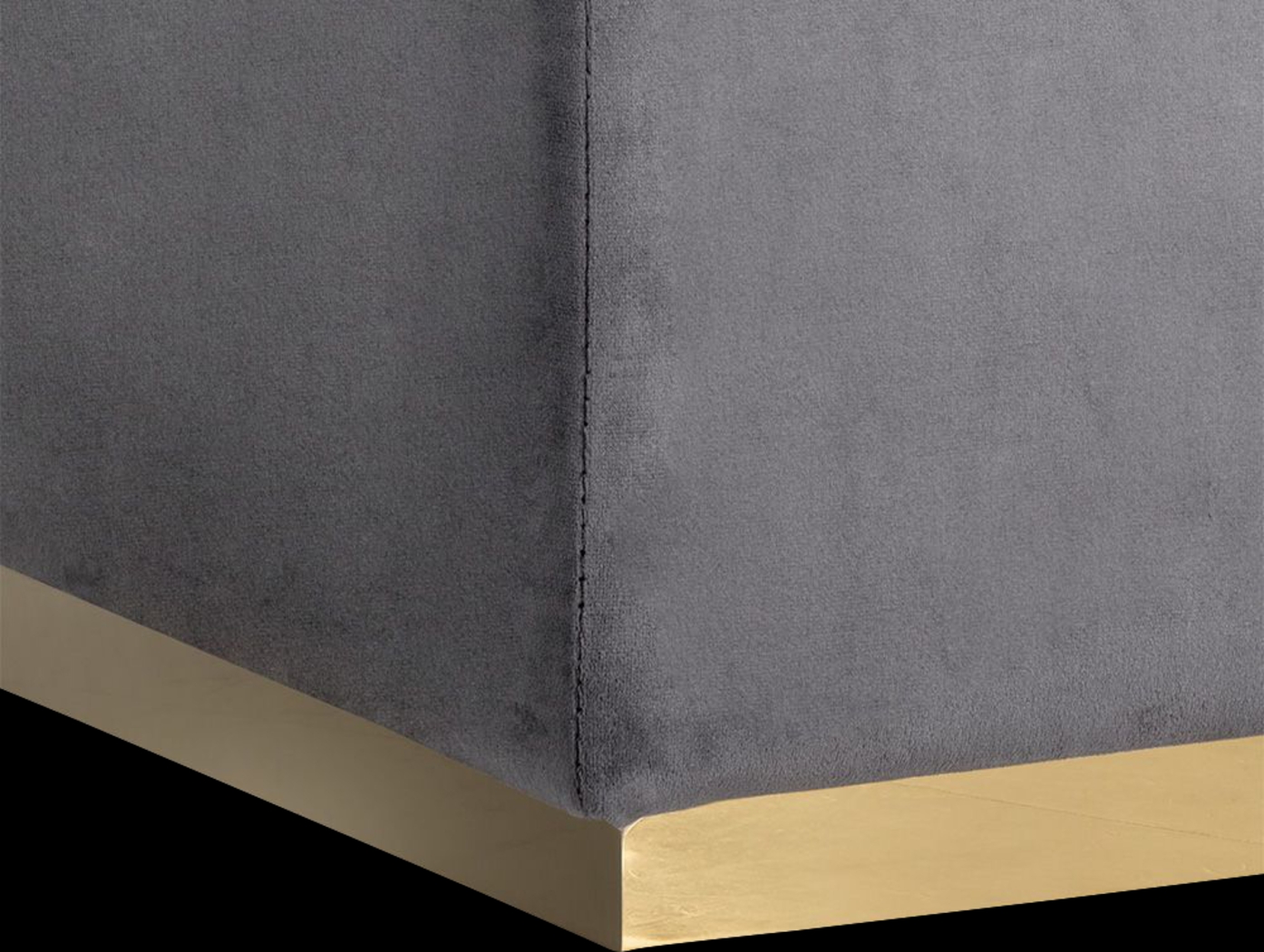 Enze Gray Ottoman - Thumbnail - Image 5