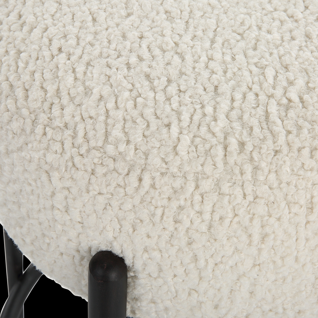 Enzian White Counter Height Stool - Thumbnail - Image 5