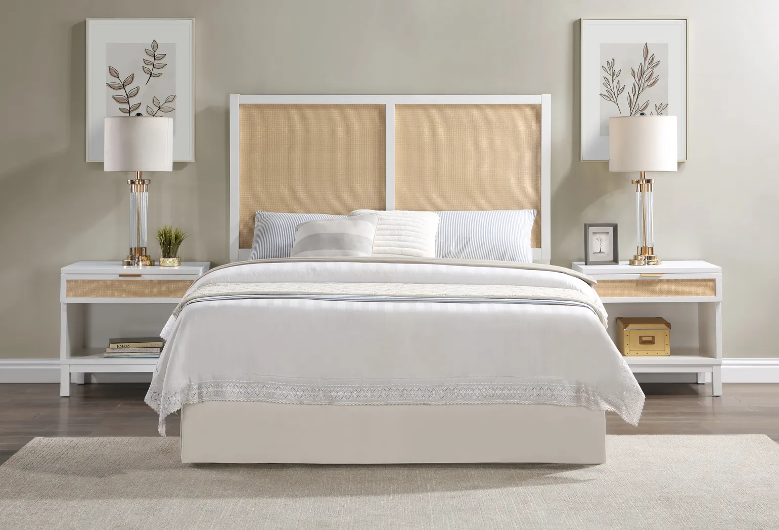 Enzoo Tan Queen Headboard - Thumbnail - Image 3