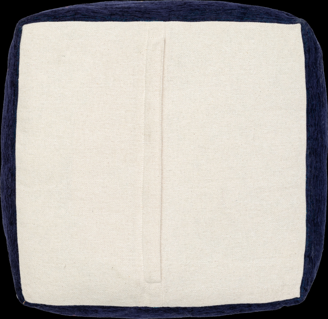 Epama Navy/Yellow Pouf - Thumbnail - Image 5