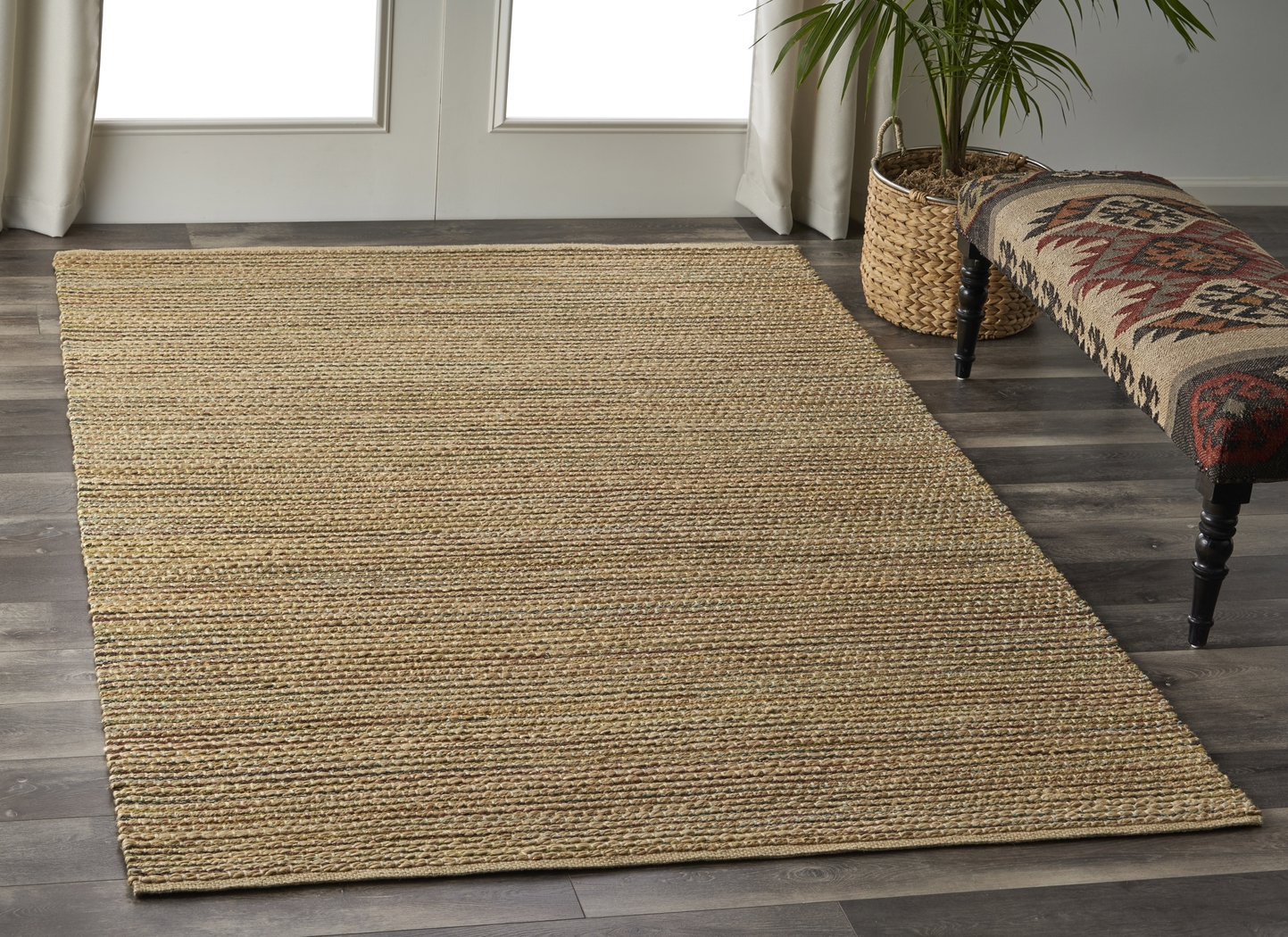 Epgami Tan/Multi 5' x 7'9 Rug - Thumbnail - Image 2