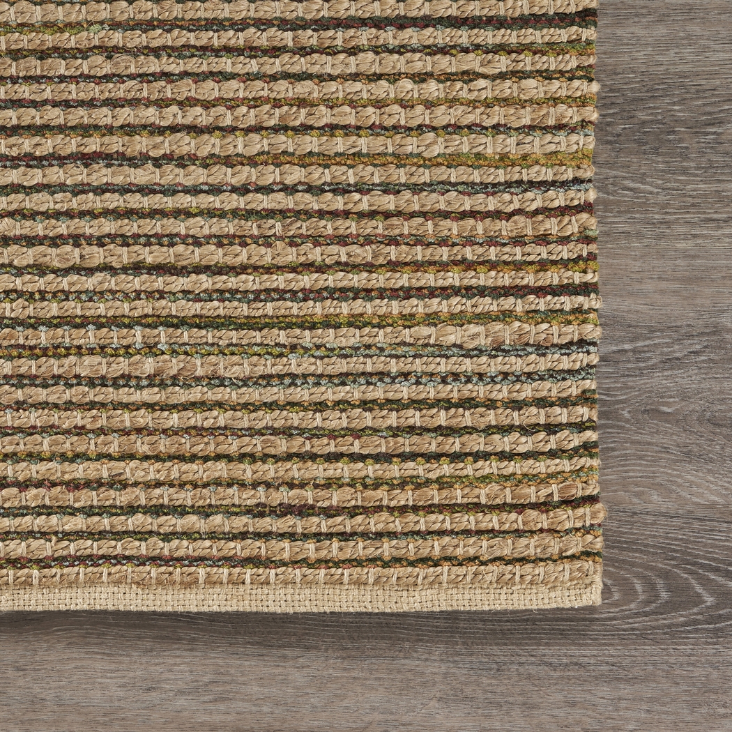 Epgami Tan/Multi 5' x 7'9 Rug - Thumbnail - Image 3