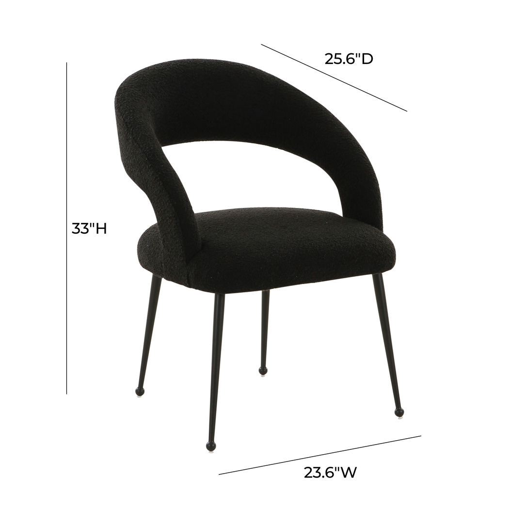 Ephross Black Arm Chair - Thumbnail - Image 6