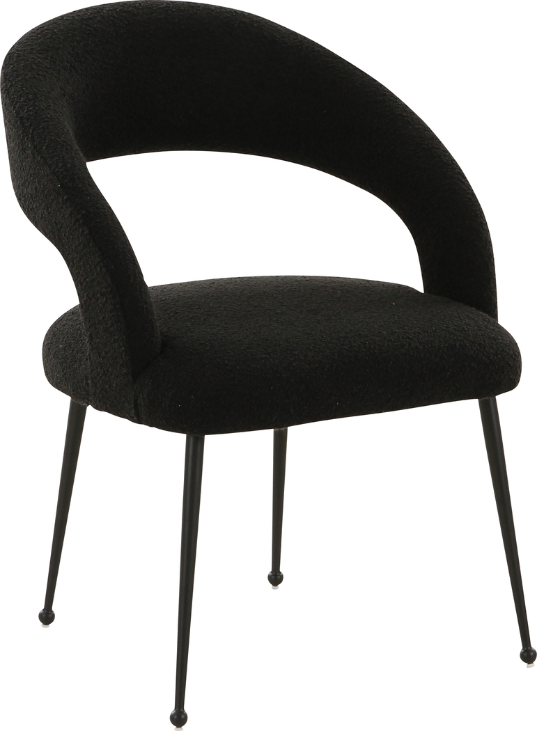 Ephross Black Arm Chair - Thumbnail - Image 1