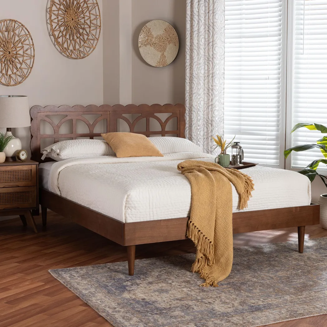 Epilo Brown Queen Platform Bed - Image 2