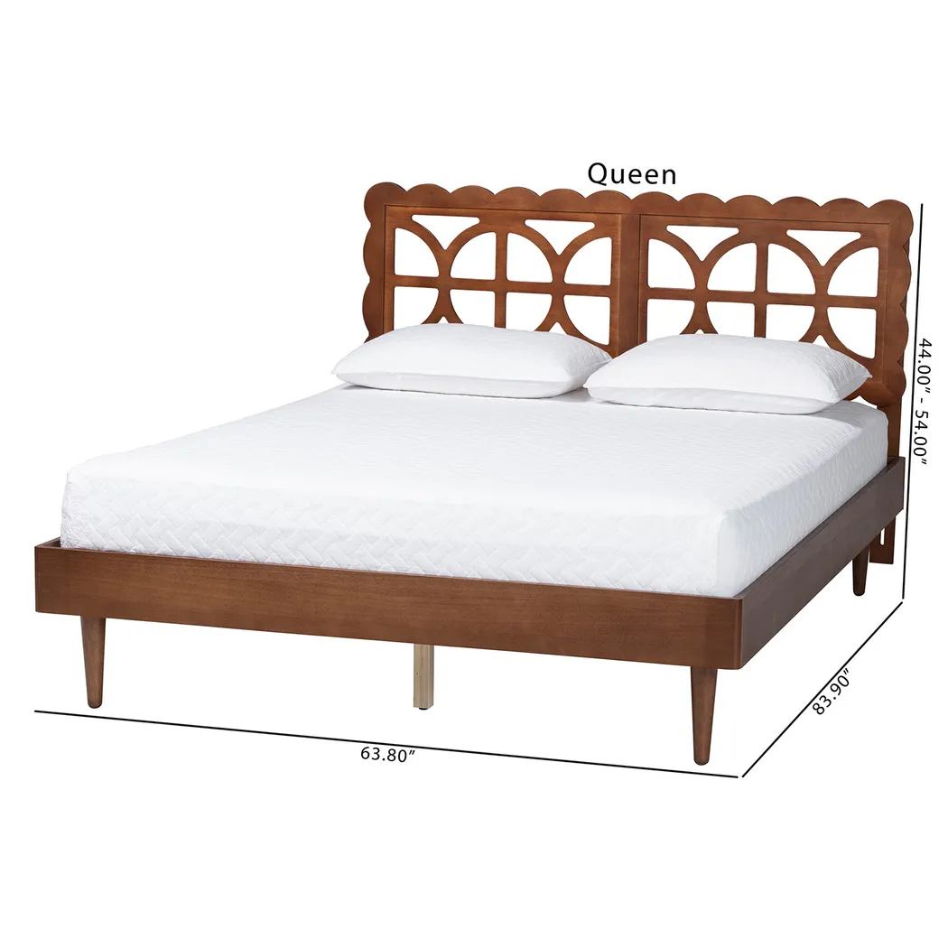 Epilo Brown Queen Platform Bed - Image 6