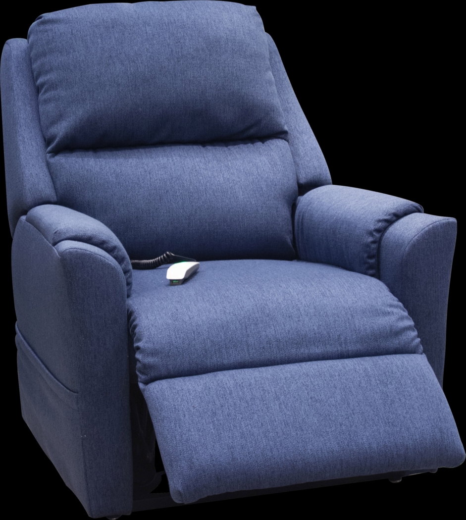Eppingdale Blue Lift Chair Power Recliner - Thumbnail - Image 3