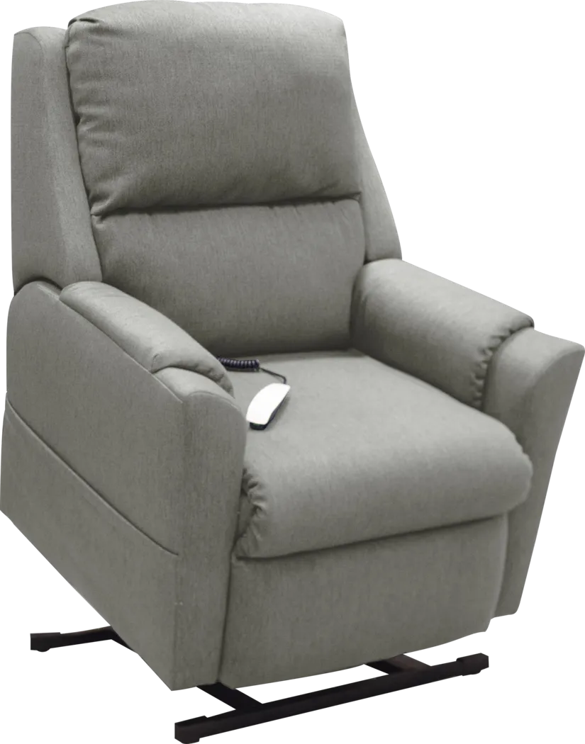 Eppingdale Gray Lift Chair Power Recliner - Thumbnail - Image 2
