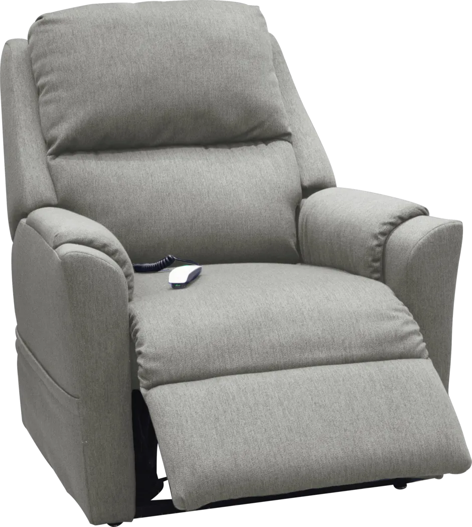 Eppingdale Gray Lift Chair Power Recliner - Thumbnail - Image 3