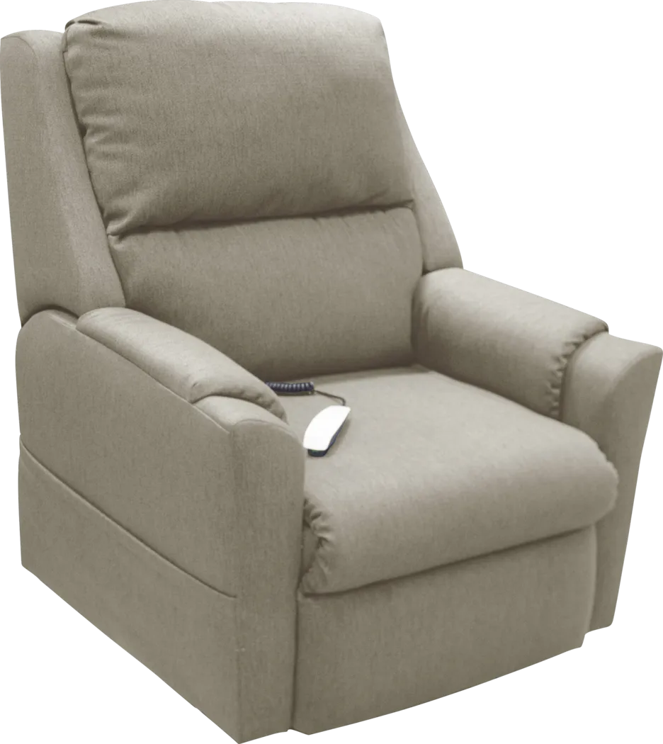 Eppingdale Linen Lift Chair Power Recliner - Thumbnail - Image 1