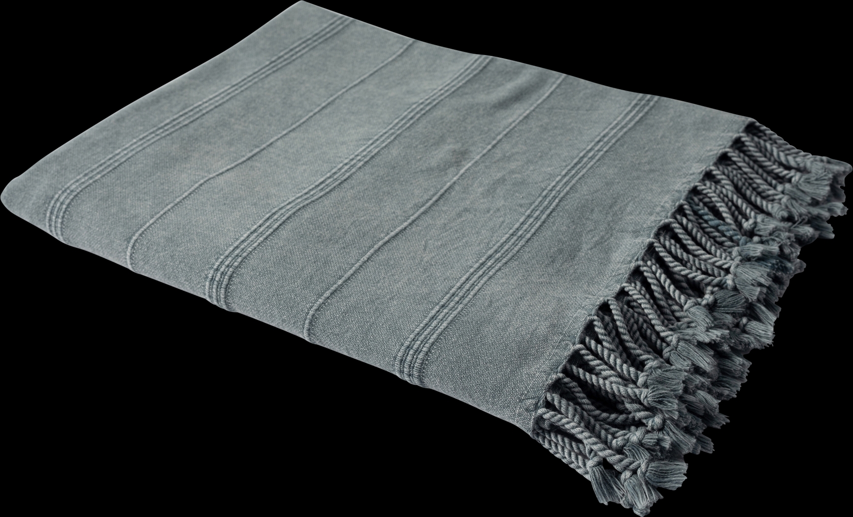 Eppond Gray Throw Blanket - Thumbnail - Image 3