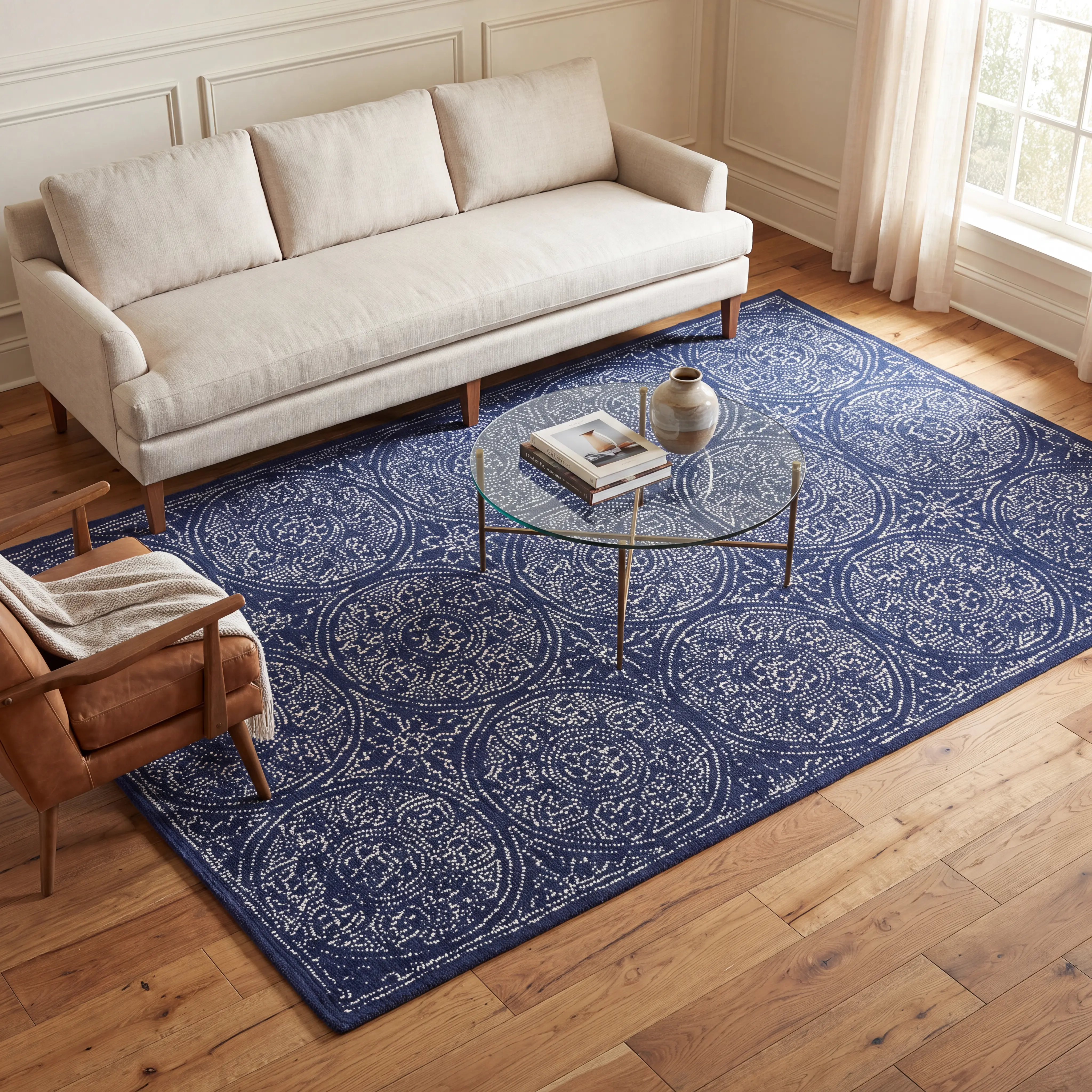 Epware Indigo 5' x 8' Rug - Thumbnail - Image 3