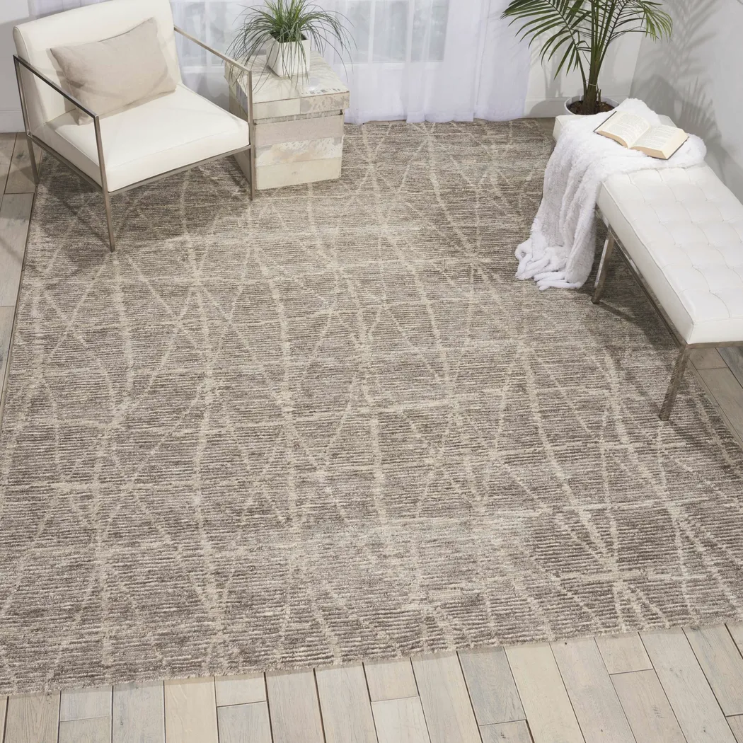 Equanimity Beige 5'6 x 7'5 Rug - Thumbnail - Image 2