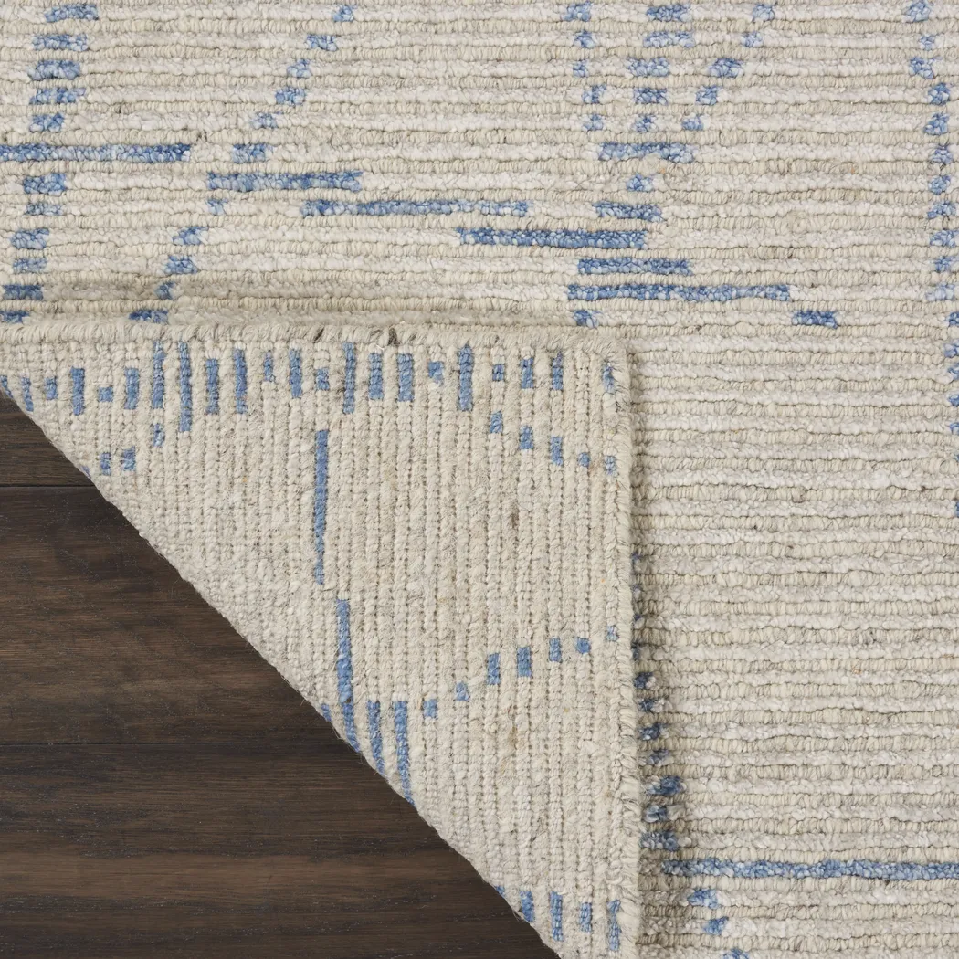 Equanimity Blue 9'9 x 13'9 Rug - Thumbnail - Image 4