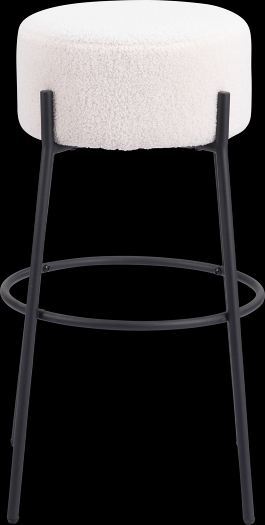 Equine White Barstool, Set of 2 - Thumbnail - Image 5