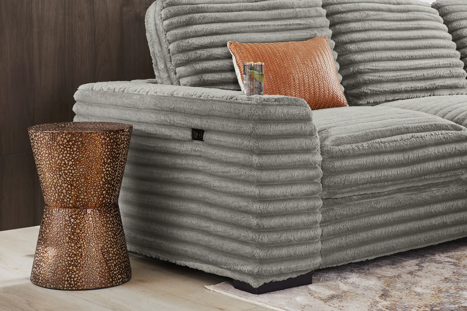 Equinox Gray 2 Pc Sectional - Thumbnail - Image 3