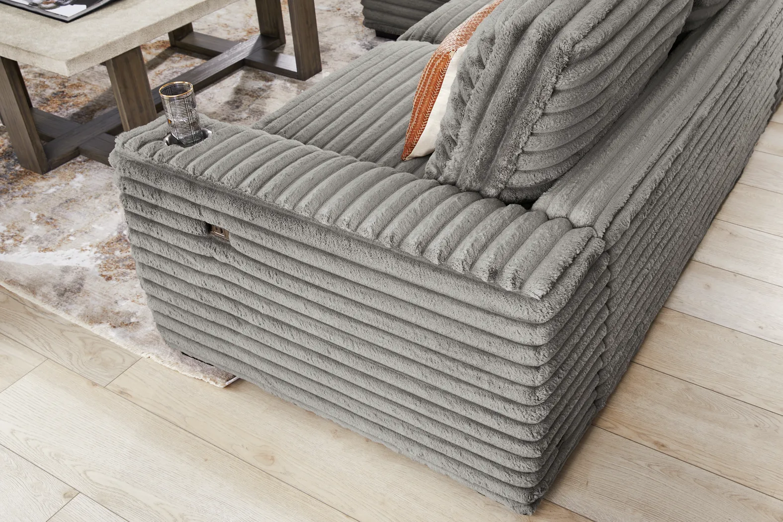 Equinox Gray 2 Pc Sectional - Thumbnail - Image 2