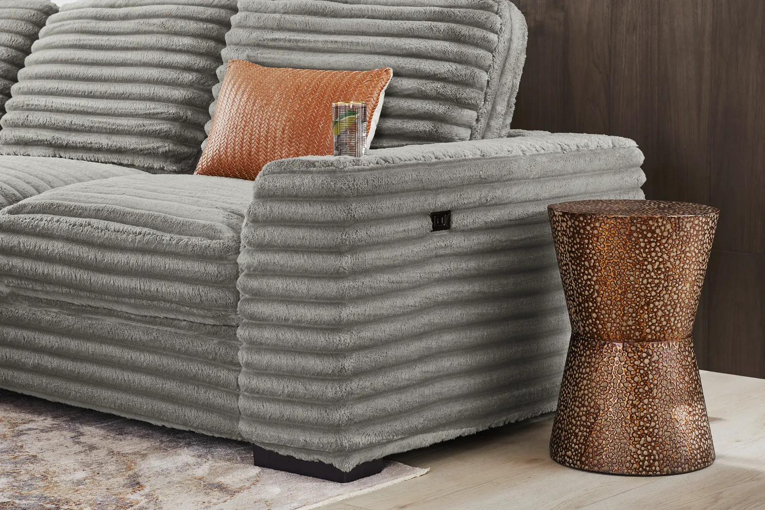 Equinox Gray 2 Pc Sectional - Thumbnail - Image 3